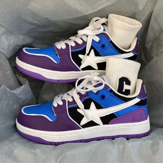 Y2K Era Shoes Purple and Blue