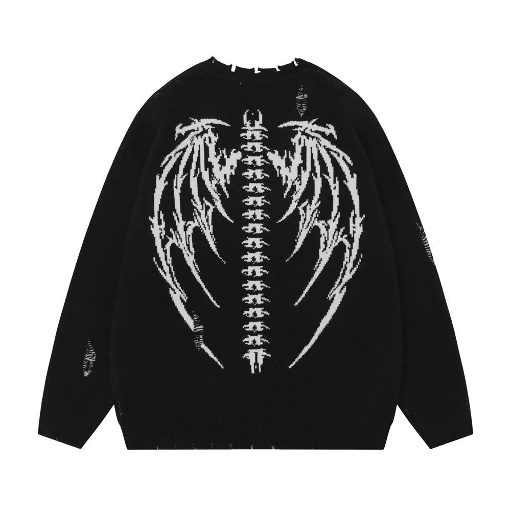 Skeleton Wings Sweater (2 Colors)