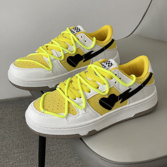Y2K Hearth Shoes Yellow
