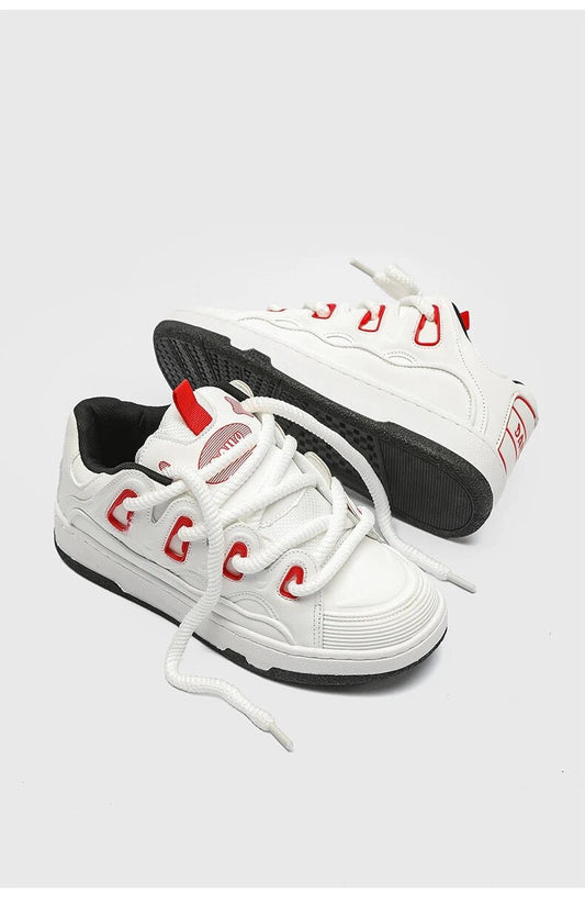 Perfect Shoes White and Red