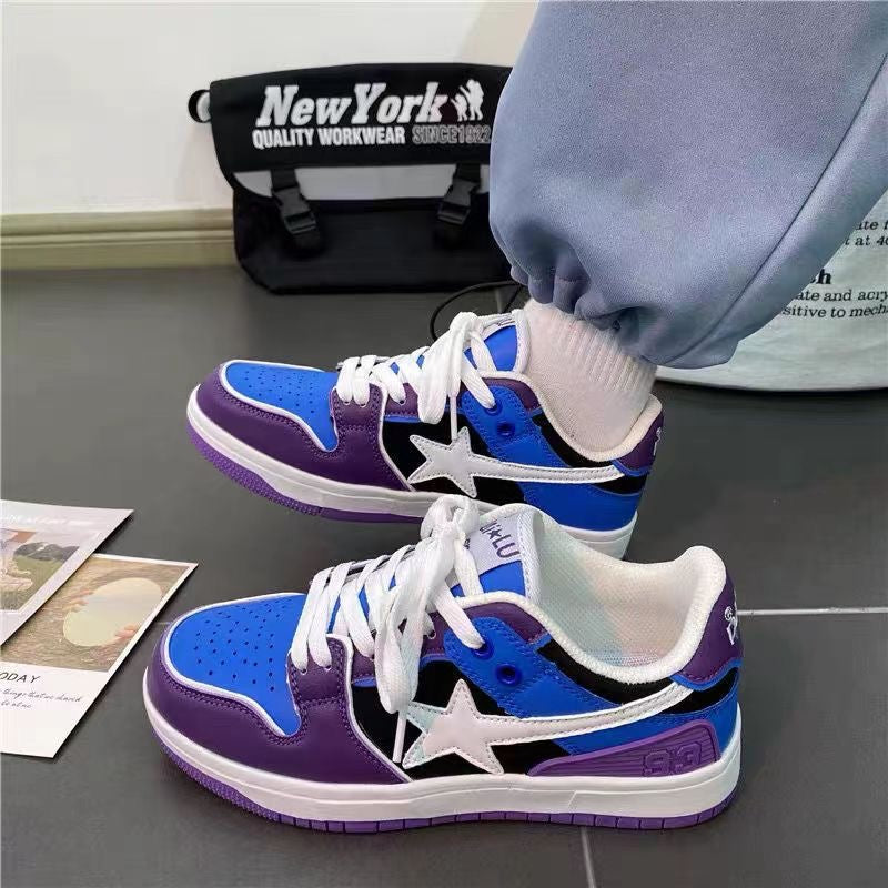 Y2K Era Shoes Purple and Blue
