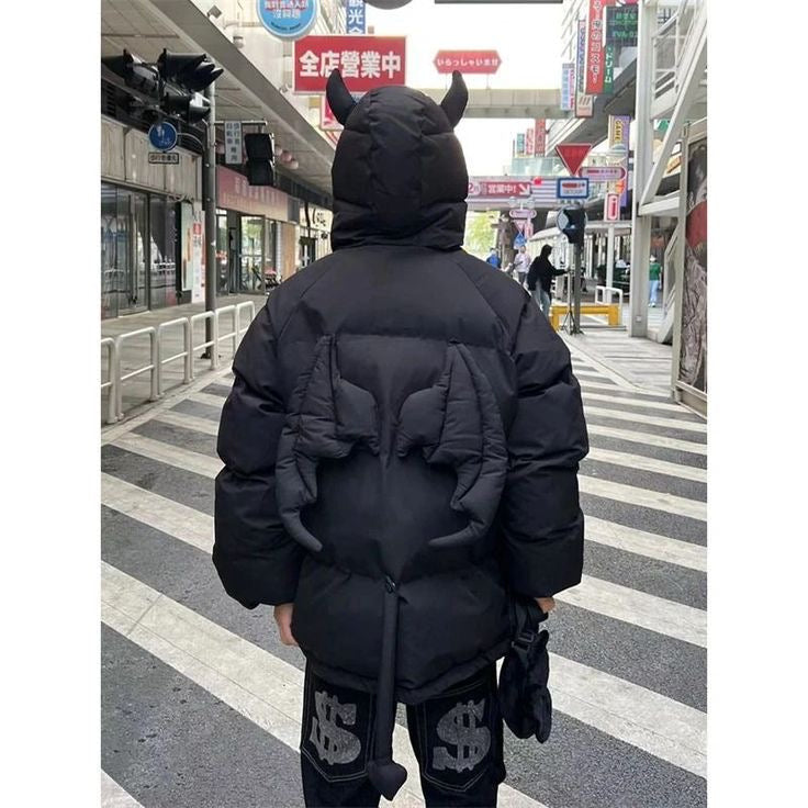 Demon Jacket With Bag